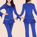 ダンスセット衣装y8607-ブルー