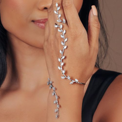 【予約商品】キュービックジルコニア/ブレスレットD70001