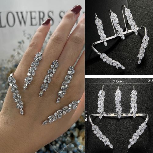 【予約商品】キュービックジルコニア/ブレスレットD70047