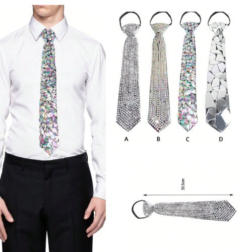 【即納】ラインストーンネクタイ飾りRSV00001N