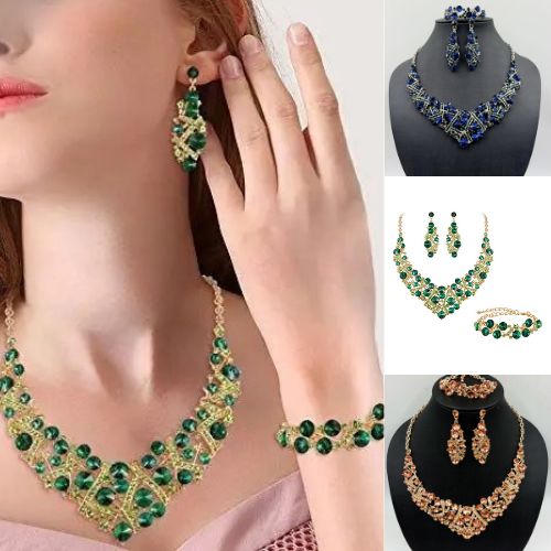 【予約商品】ブレスレット/イヤリングセット&ピアスセットE80141